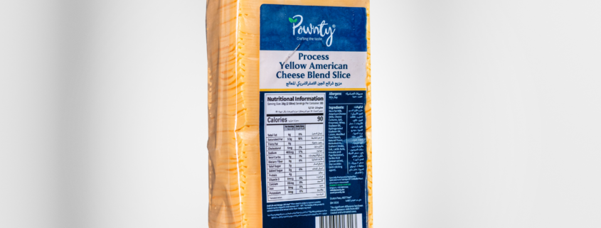 PROCESS YELLOW AMERICAN
CHEESE BLEND SLICE